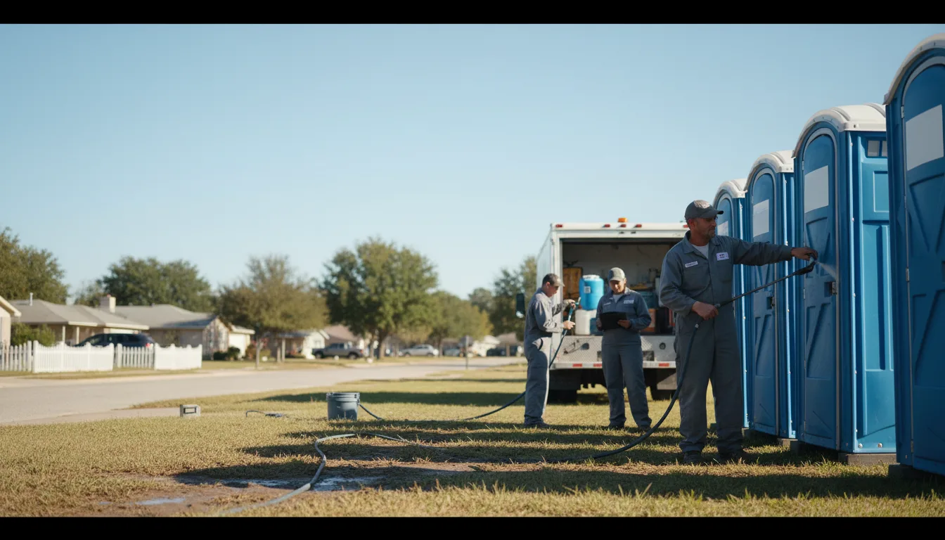 Long-Term Portable Toilet Rental in Effie, LA near me
